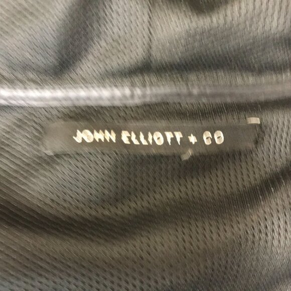 JOHN ELLIOT + CO ~ SIZE 2 ~ BLACK HOODED FULL ZIP LIGHT WEIGHT JACKET COAT - Picture 8 of 8